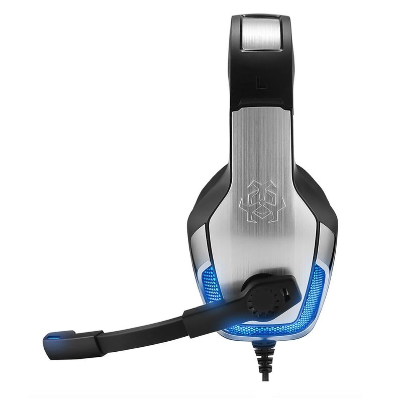 Audífono Gamer Hunter Spider Azul plata-2
