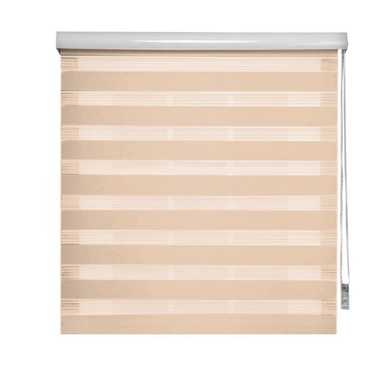 Cortina Roller Duo Zebra Dia Noche 80 X 200 Cm Beige-0