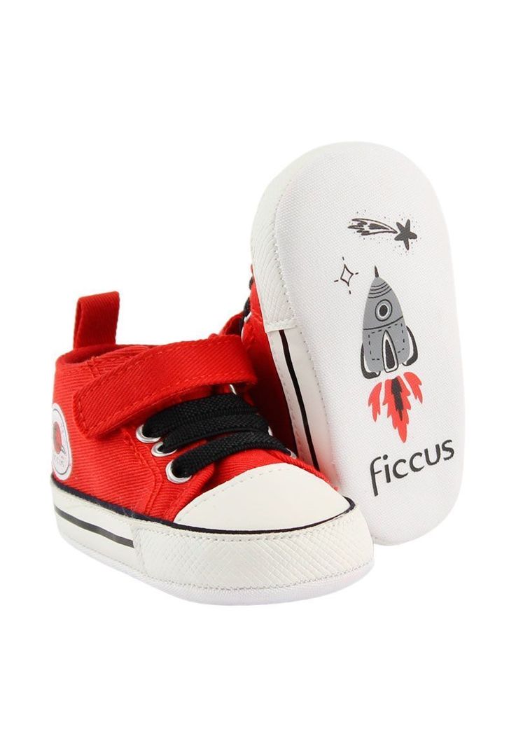 Zapatilla caña  velcro elastico bebé soft niño 822-3