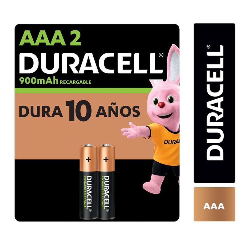 Pilas Duracell recargables AAA-0