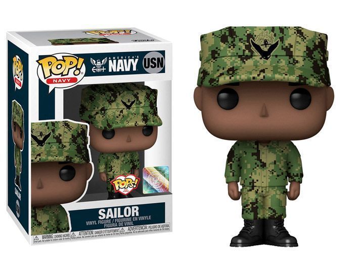 Figura Funko Pop, Marino EEUU (Uniforme de trabajo) - USN-1