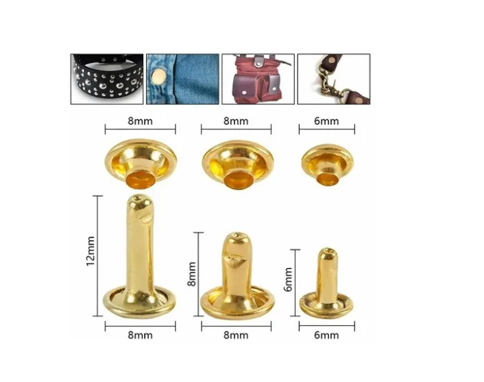 Remaches Broches Metálico De Presión Para Ropa 480pcs-3