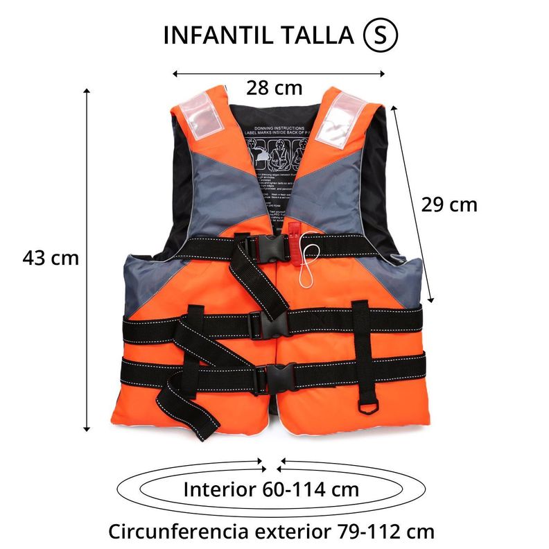 Chaleco Salvavidas FRC Niño S Rojo -2