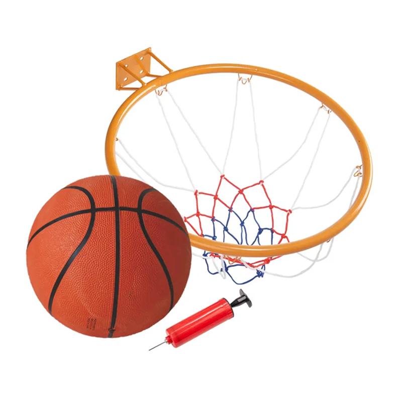 Aro de Basquetbol 46 cm Con Balón y Bombín Vadell-0