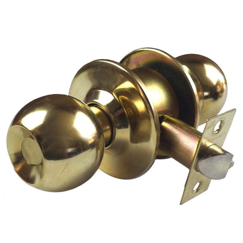 Cerradura Pomo Acceso Bronce-0