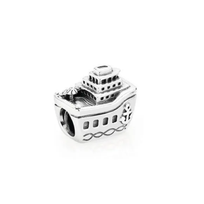Charm Barco Crucero en Plata Fina 925 SILVER HEART-1