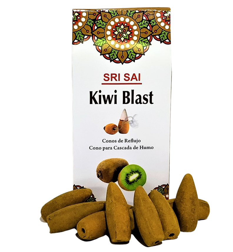 Conos de Incienso Cascada Kiwi - SRI SAI-0