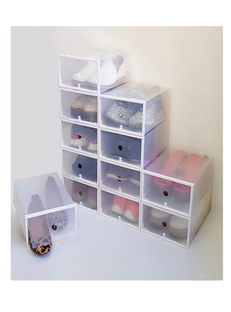 Caja de zapatos organizadora armable -2