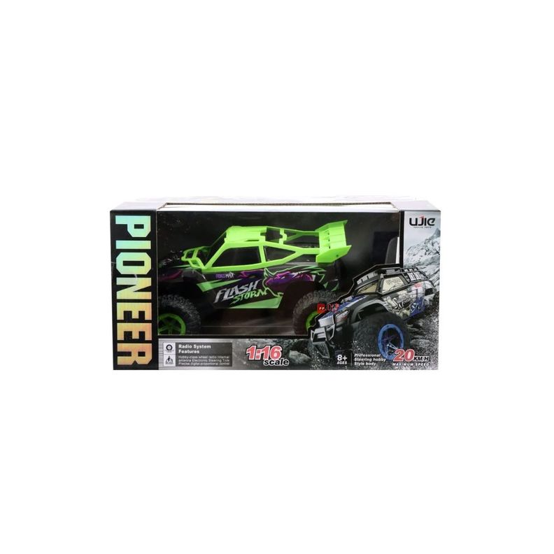 Jeep A Control Remoto 1:16 Recargable 20k/h Verde - PuntoStore-3