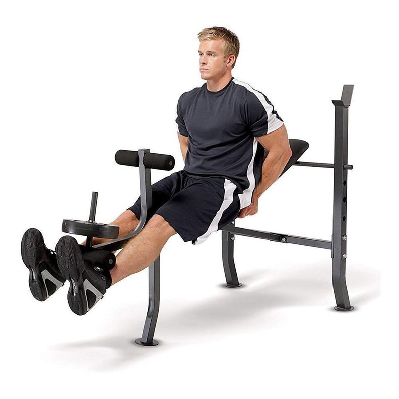 PRESS BANCA + 40 LB BARRA RECTA SET CURL LEG MARCY2080-2
