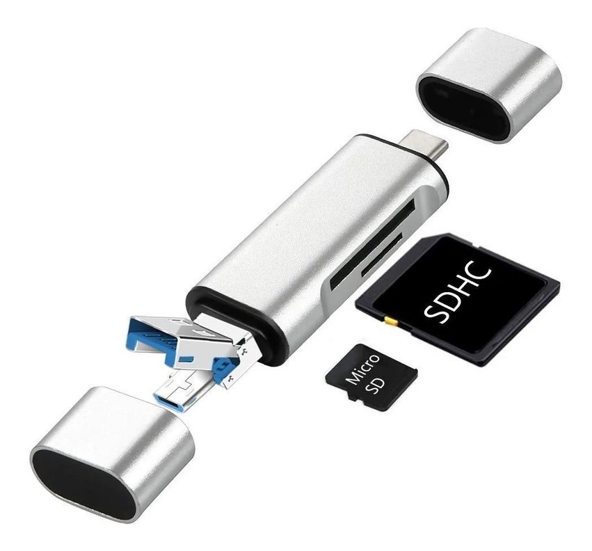 Adaptador 3 En 1 Lector Tarjetas Sd/tf Micro Sd, Usb3.0 Dual-2