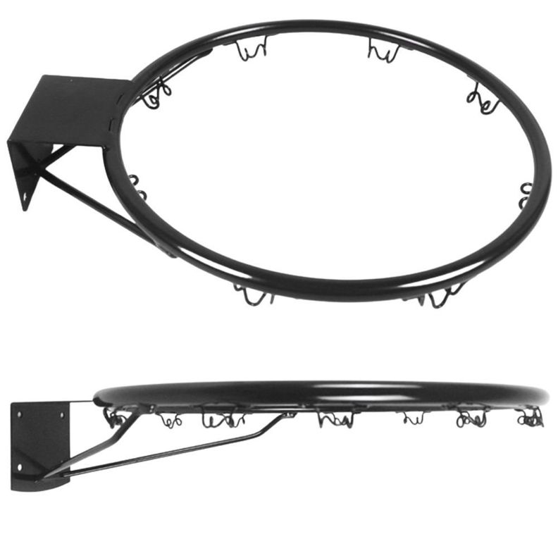 Aro de Basketball Tamaño Oficial 45 cm Acero Negro-2