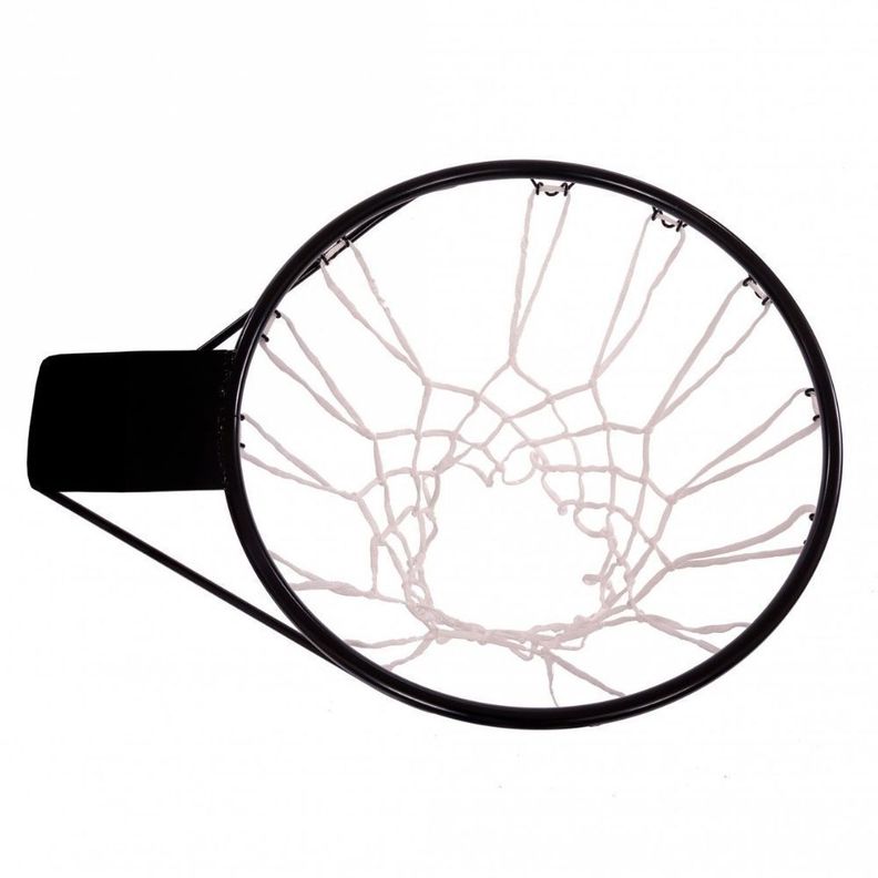 Aro de Basketball Tamaño Oficial 45 cm Acero Negro-1