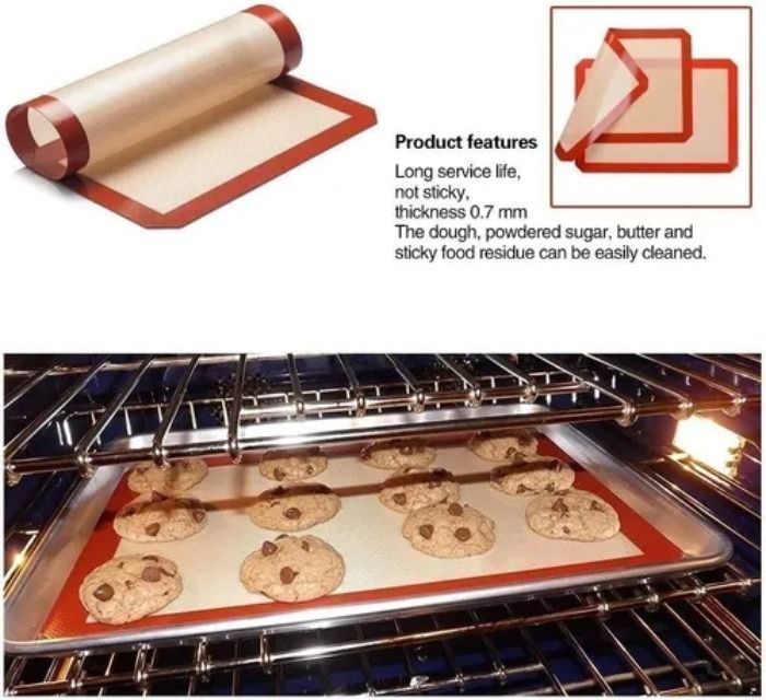 Lámina De Silicona Para Horno Antiadherente Repostería-1