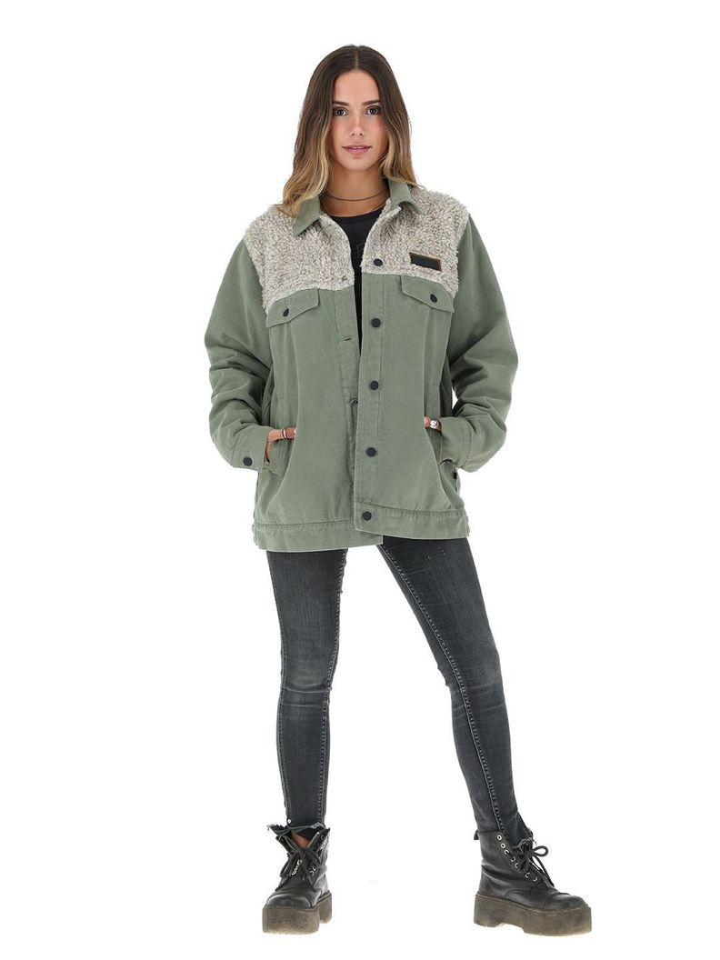 Chaqueta Chaeto Verde Mujer-1