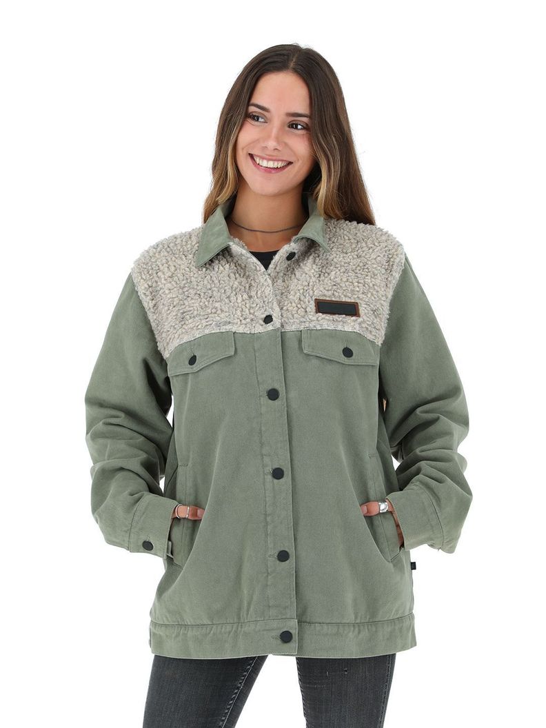 Chaqueta Chaeto Verde Mujer-0