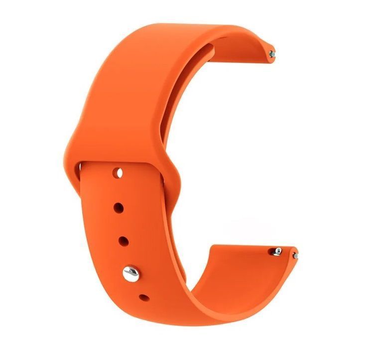 Correa Sport Compatible Samsung Watch Active 1/2 Naranja 20mm-0