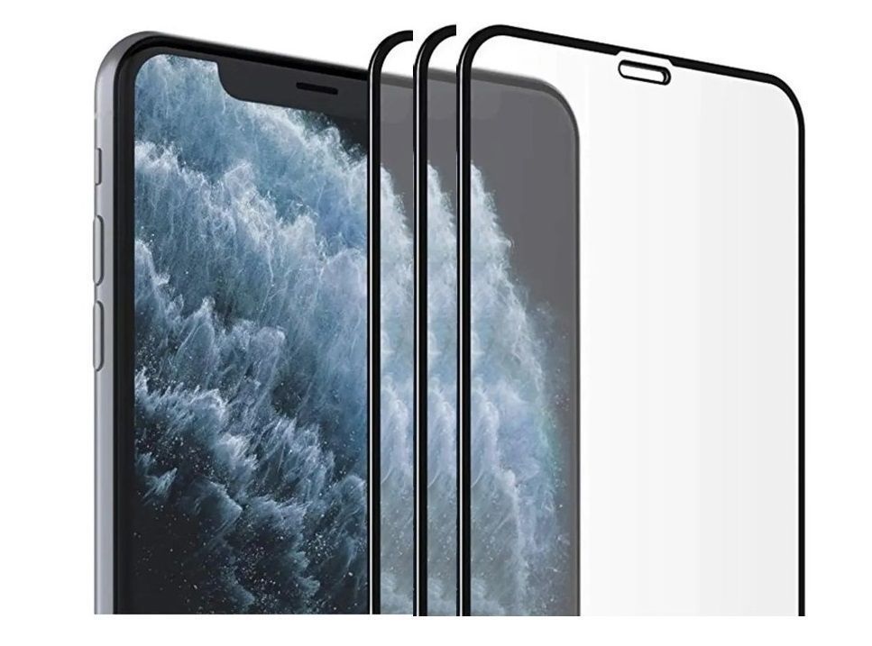 Pack 3 Lamina Mica Anti Golpes Compatible Con iPhone 11 Pro-0