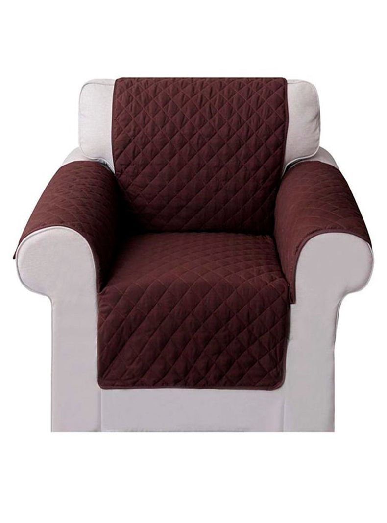 Cobertor sofa 1 cuerpo café reversible