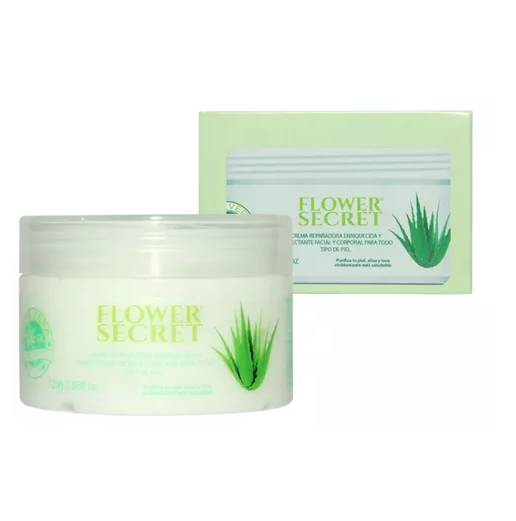Crema Humectante Facial Corporal Aloe Vera  120GR-0
