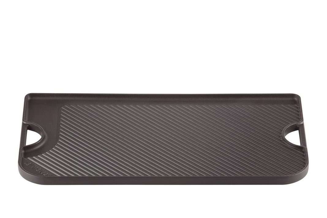 Parrilla Reversible Rectangular 45X25Cm Negro Mate-2