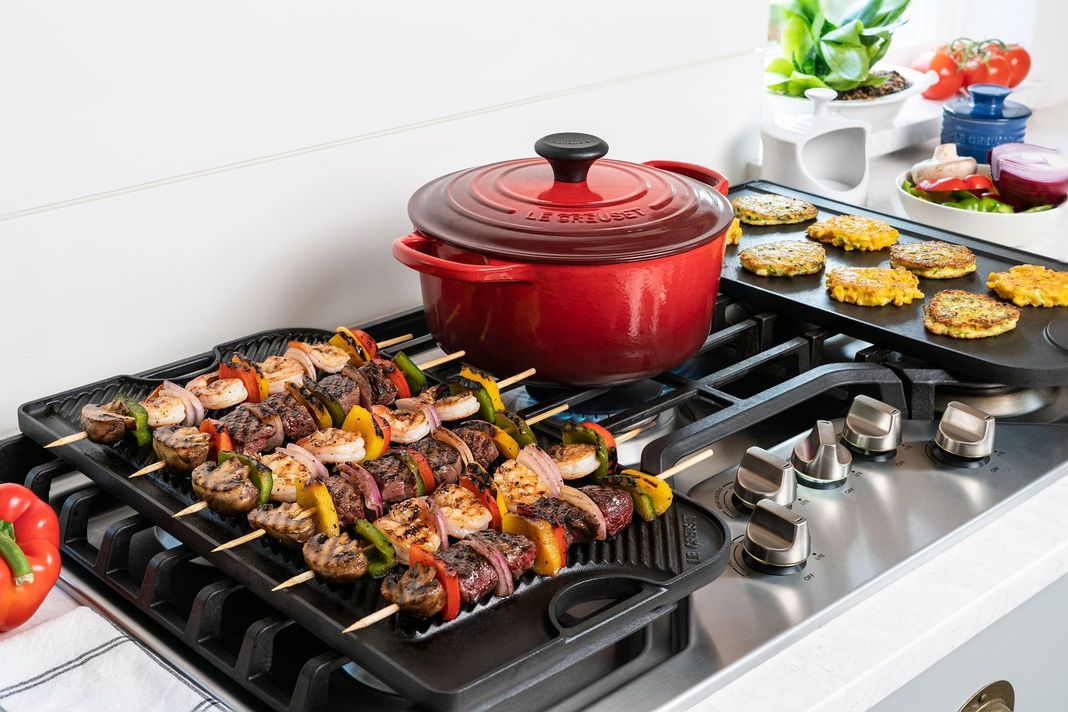 Parrilla Reversible Rectangular 45X25Cm Negro Mate-4