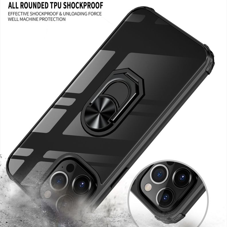 Para: iPhone 14 Plus - Carcasa Aro Imán Soporte-4