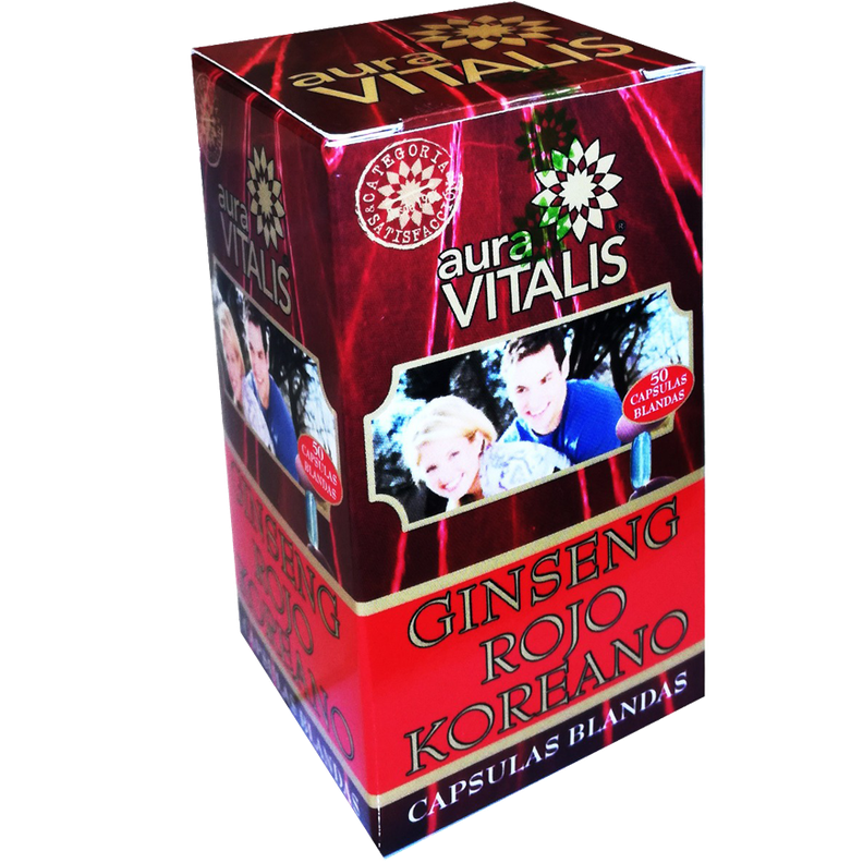 AURA VITALIS GINSENG ROJO KOREANO 50 CAPSULAS BLANDAS-0