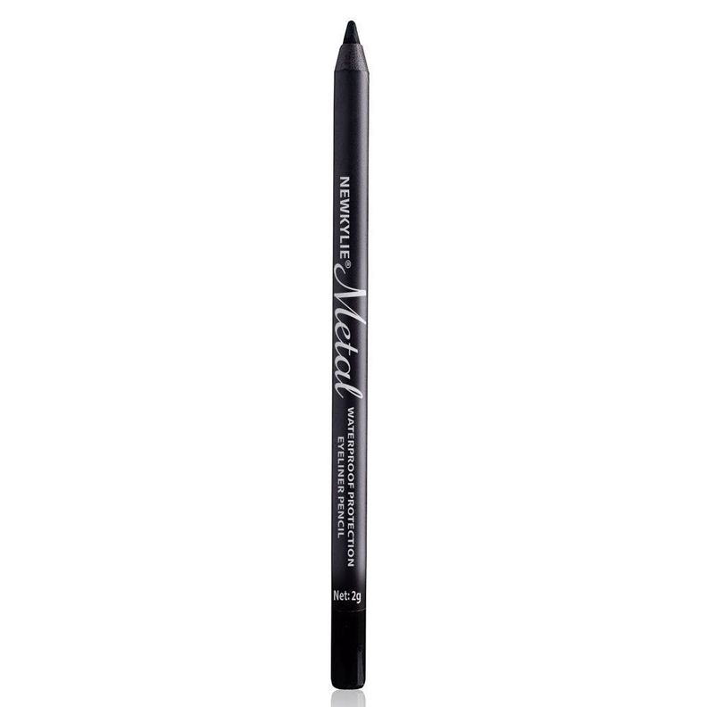 Lapiz Delineador De Ojos Crayon Metalizado Negro-0