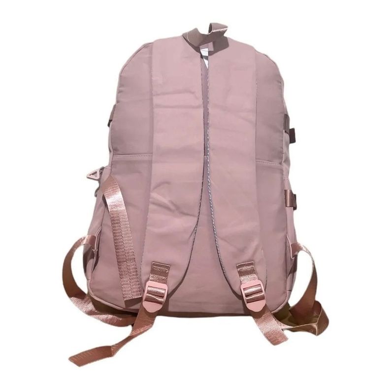 Mochila Bolso Escolar Juvenil Impermeable Gran Capacidad Rosada-1