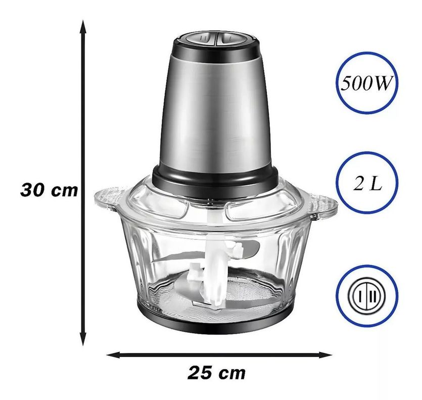Picadora 123 Procesador De Alimentos Cocina 2 Litros-4