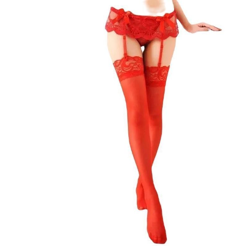 Lenceria Sexy Portaligas + Medias Antidesliz-1