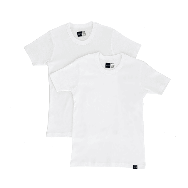 CAMISETA MANGA CORTA PACK 2 Blanco 10