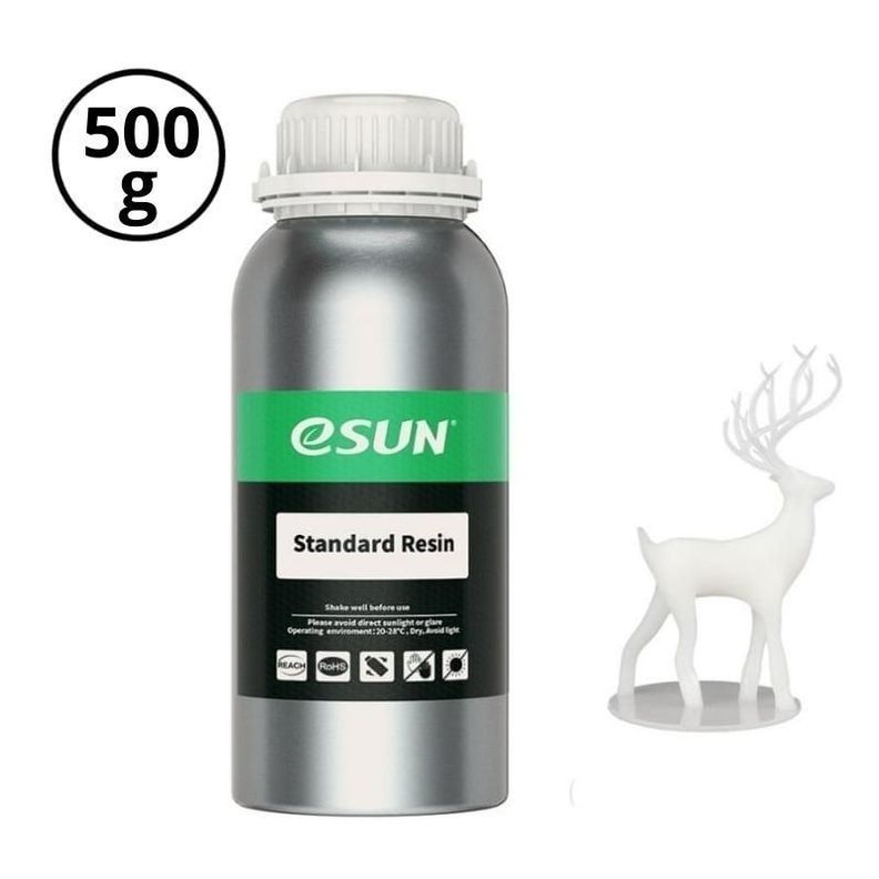 Resina Esun Para Impresoras 3D 500g Blanca-0