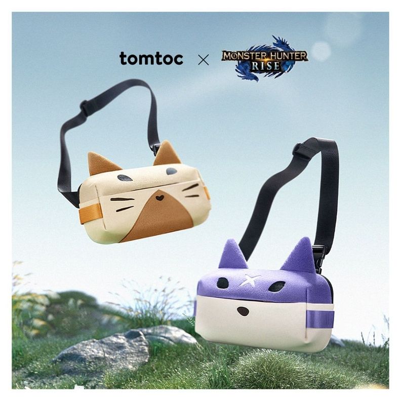 Tomtoc Bolso Sling Monster Hunter Rise para NS/Ipad 8" - Palamute-5