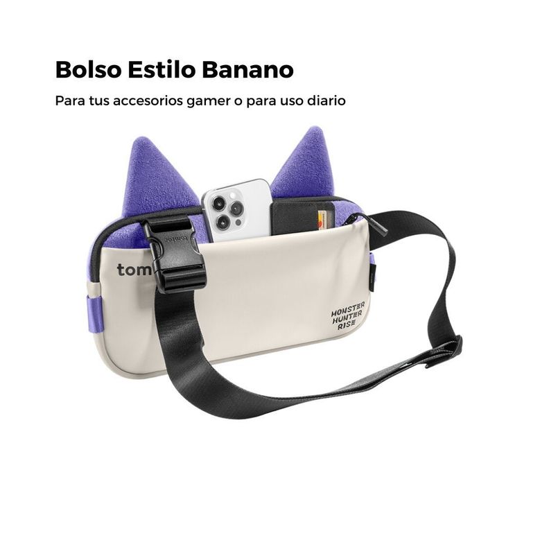 Tomtoc Bolso Sling Monster Hunter Rise para NS/Ipad 8" - Palamute-4