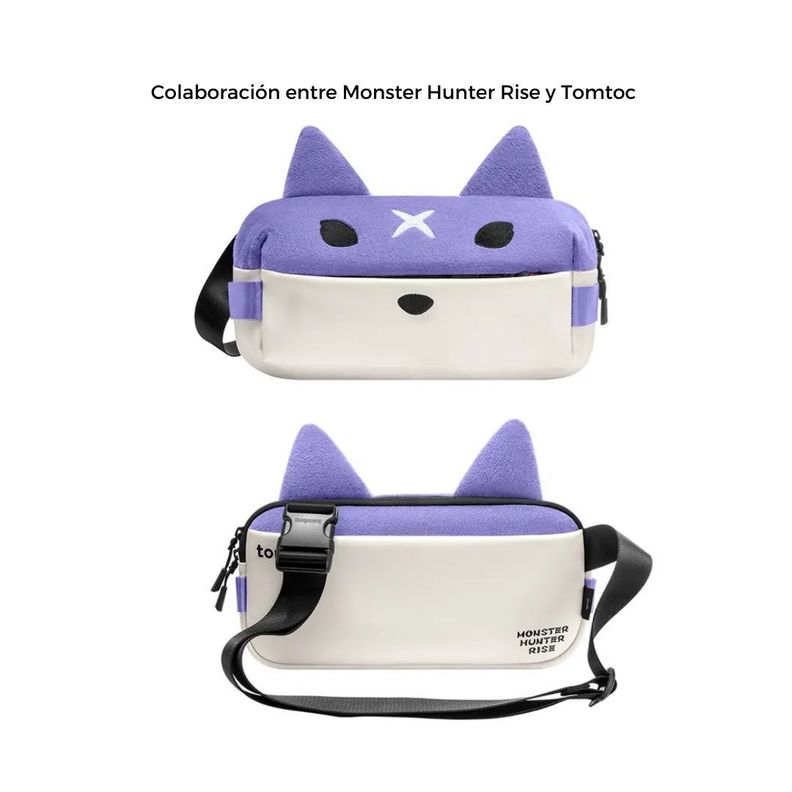 Tomtoc Bolso Sling Monster Hunter Rise para NS/Ipad 8" - Palamute-2
