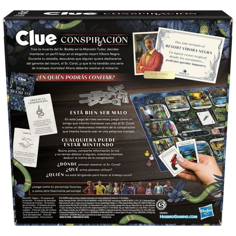 Juego De Mesa Hasbro Gaming Clue Conspiración-3
