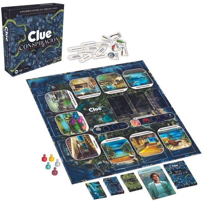 Juego De Mesa Hasbro Gaming Clue Conspiración-2