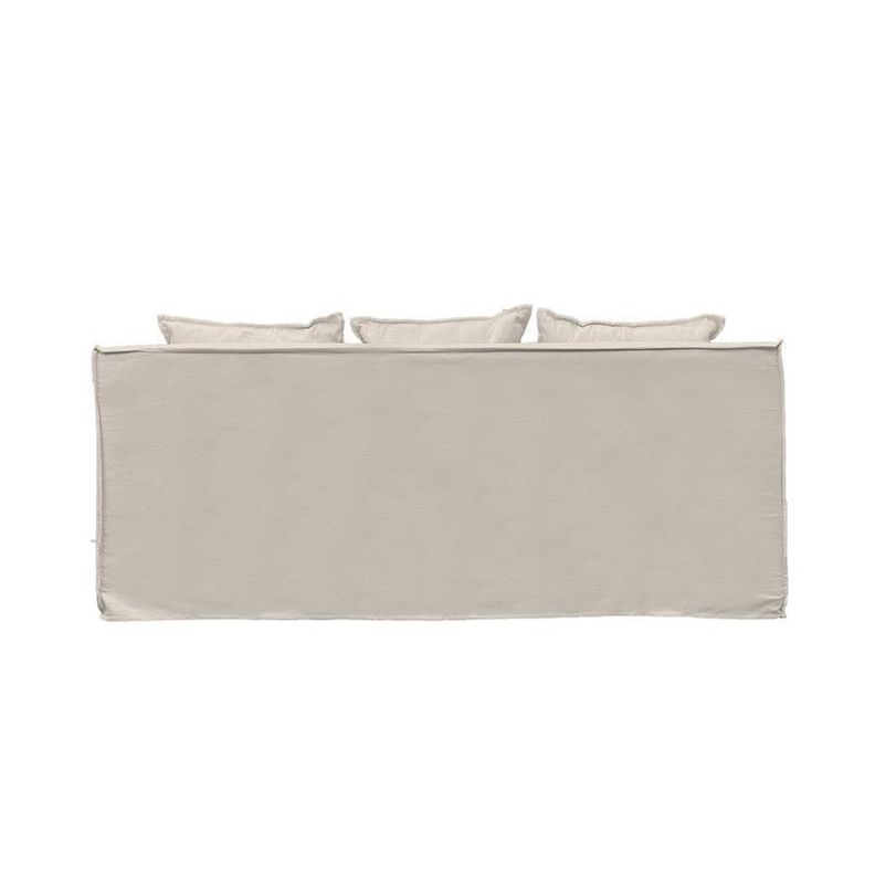 Sofá Puangue Chenille Hueso 3C-4