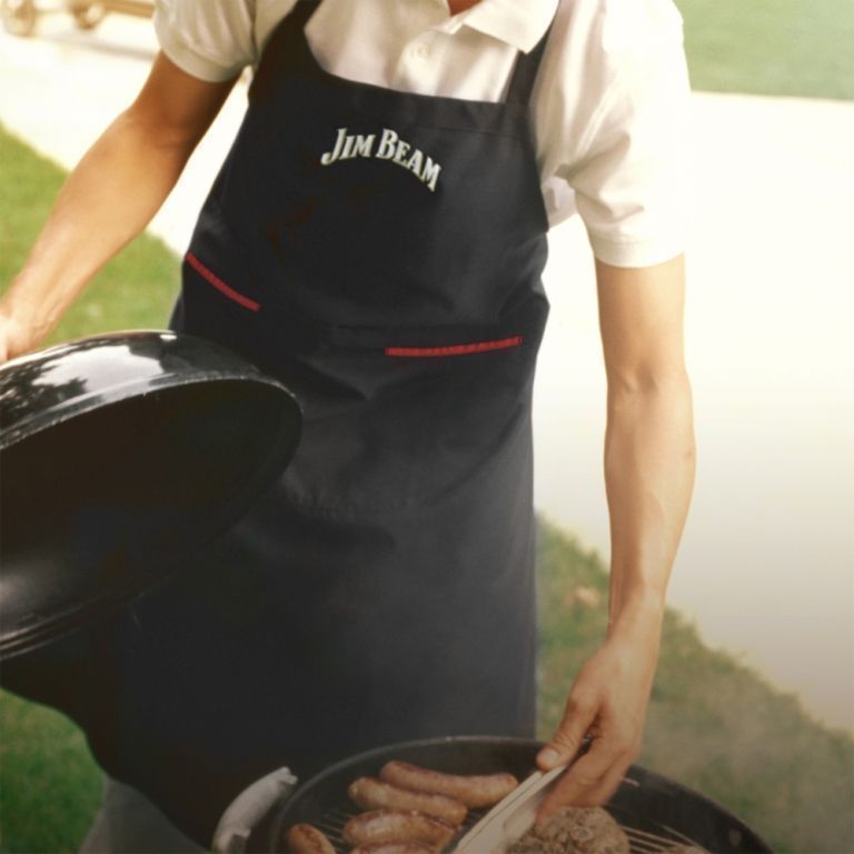 Delantal Parrillero con Bolsillos Jim Beam-1