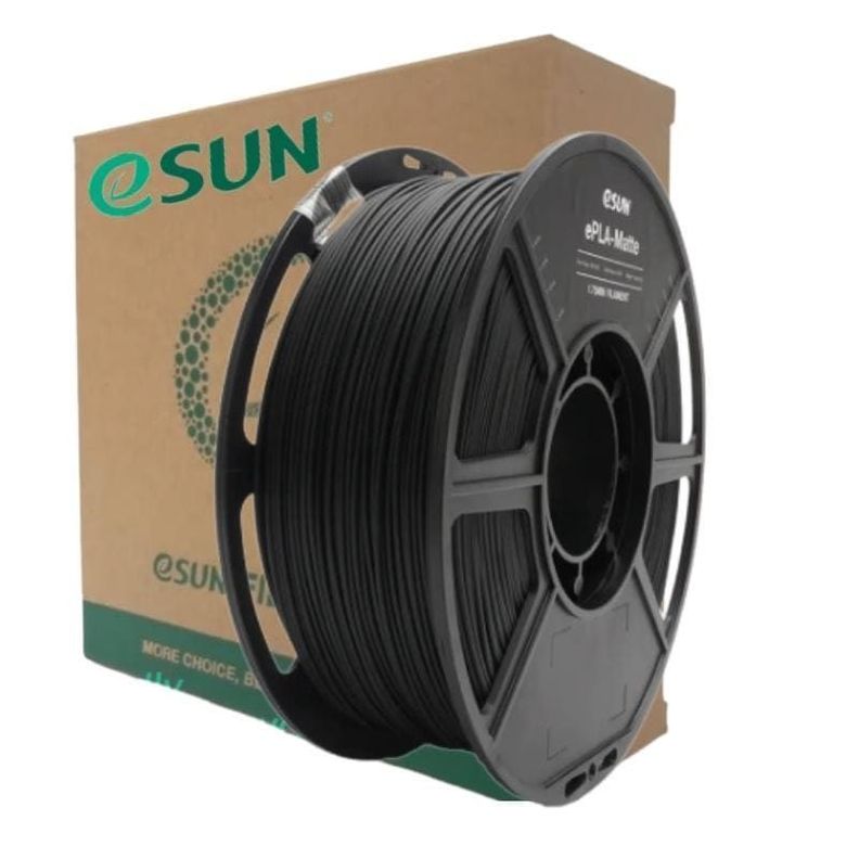 Filamentos Pla Mate Esun 1kg 1.75mm Negro Oscuro-0