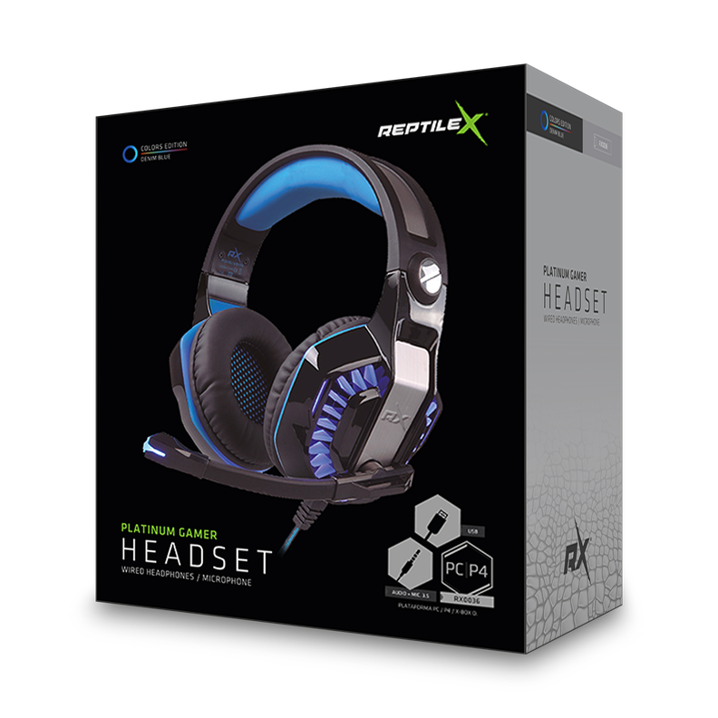 Audifonos Gamer Con Microfono PS4 Jack 3.5MM Reptilex-1