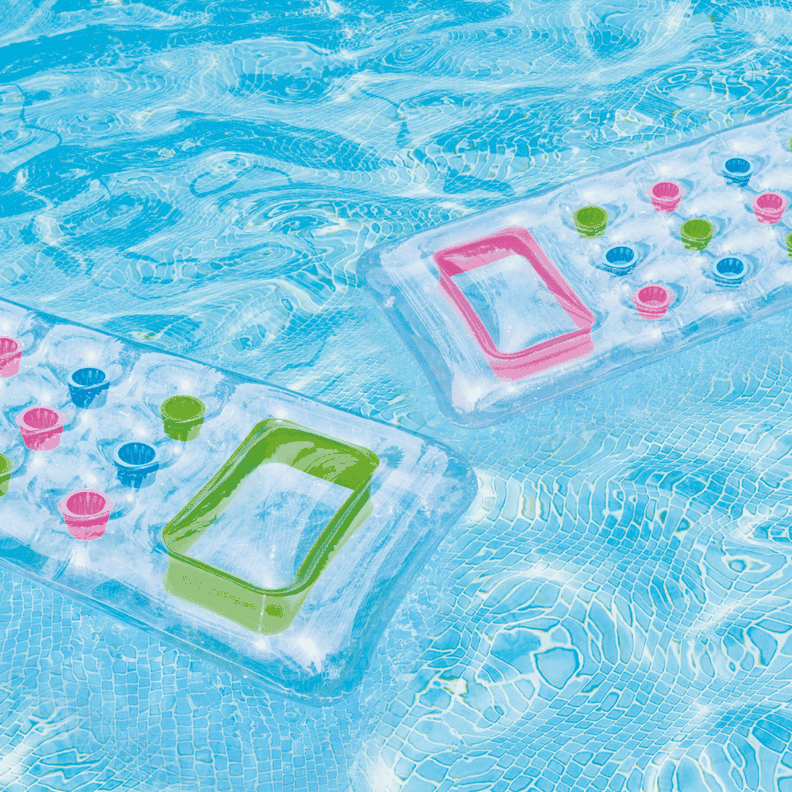 Flotador Inflable Pocket Suntanner 188x71Cm Rosado-3