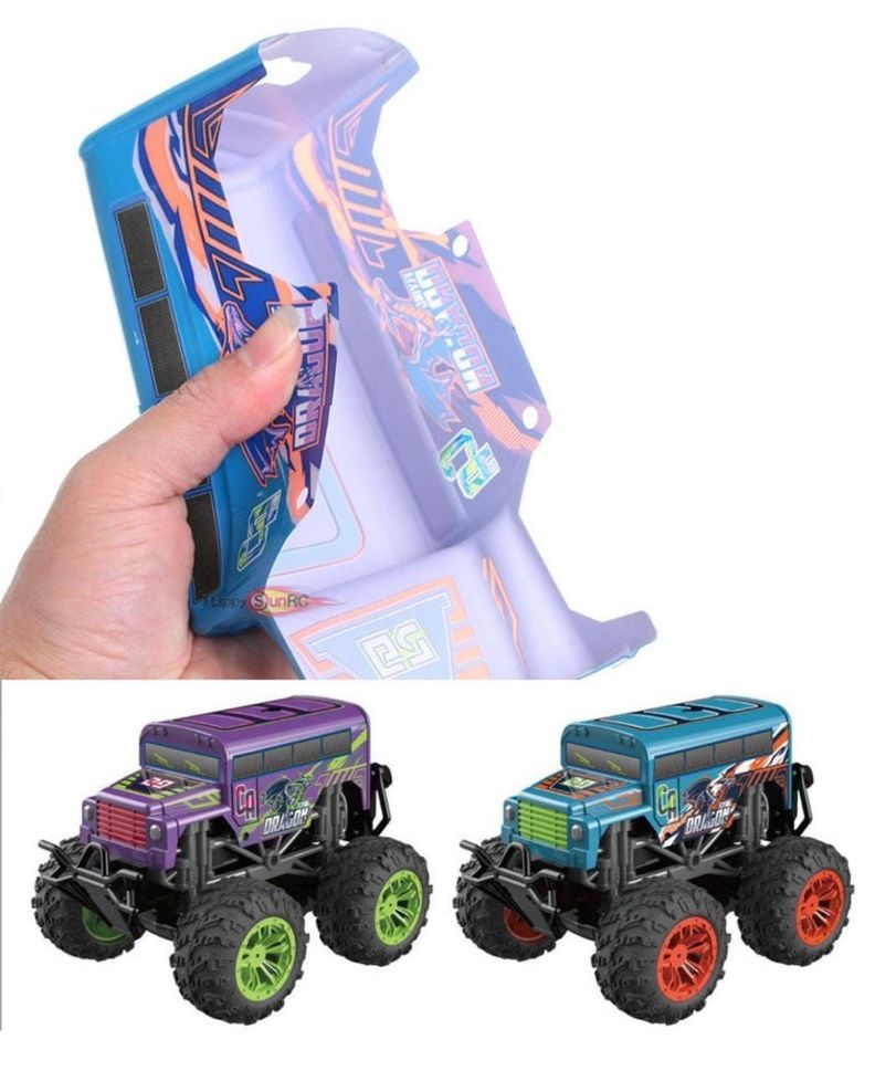 Auto Cr 4x4 Colorful Dragon 1.18 Luz Música y Vapor-3