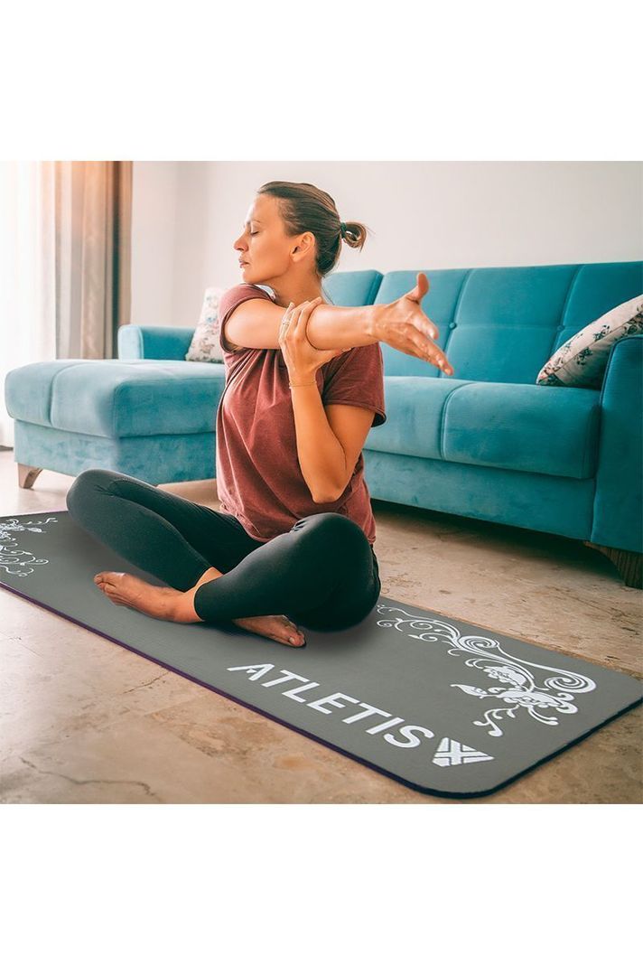 Mat de Yoga Meditación NBR Rosado-5