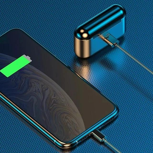 Audífonos Inalámbricos Recargables Bluetooth + Power Bank 2000 F9 PRO-6