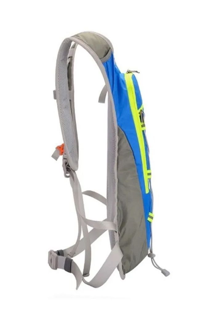 Mochila Camell Ciclismo Running + Bolsa Hidratación 2 Lts Azul-1