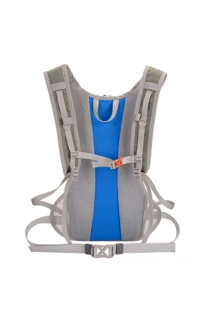 Mochila Camell Ciclismo Running + Bolsa Hidratación 2 Lts Azul-2