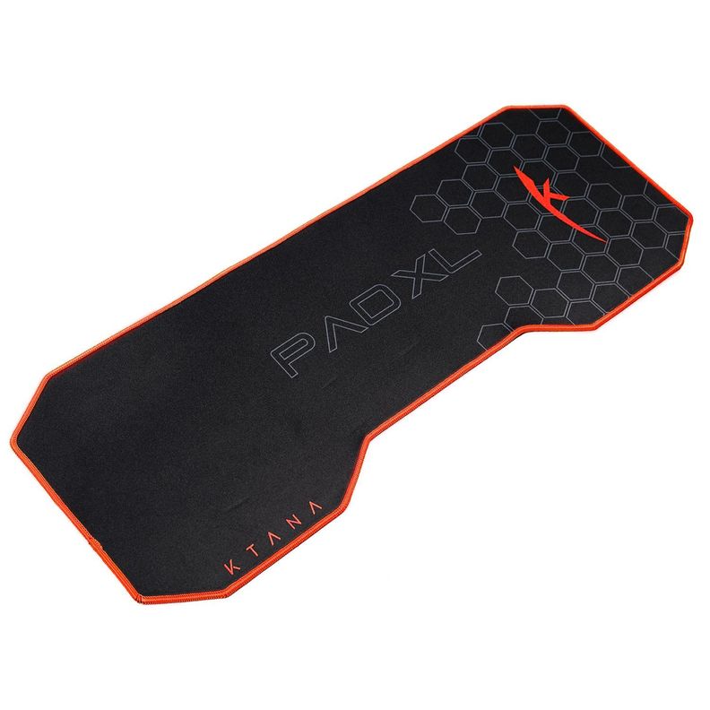 Mouse Pad Gamer Profesional XL Negro-Rojo Ktana-3